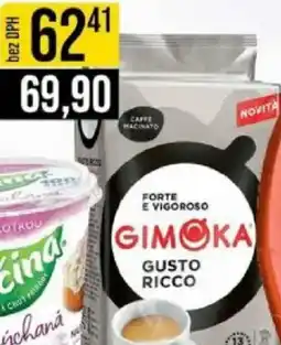 Jip Gimoka mletá káva Gusto Ricco nabídka
