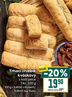 Billa Trhací chlebík kváskový nabídka