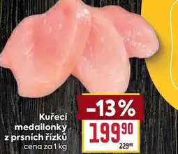 Billa Kuřecí medailonky z prsních řízků nabídka
