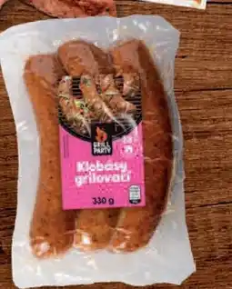 Billa Grill party Grilovací klobása, Grilovací klobása s goudou nabídka