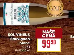 Billa SOL VINEUS Sauvignon blanc nabídka