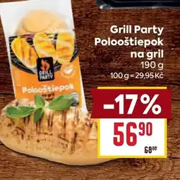 Billa Grill Party Polooštiepok na gril nabídka