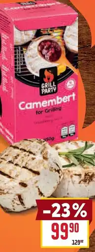 Billa Grill Party Camembert na gril nabídka
