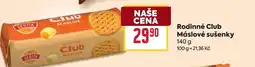 Billa Sedita Rodinné Club Máslové sušenky nabídka