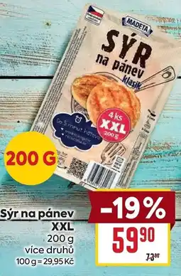 Billa Sýr na pánev XXL nabídka