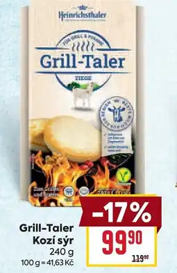 Billa Grill-Taler Kozí sýr nabídka
