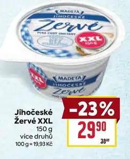 Billa Jihočeské Žervé XXL nabídka