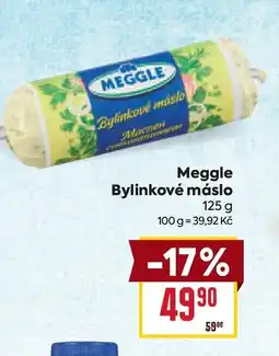 Billa Meggle Bylinkové máslo nabídka
