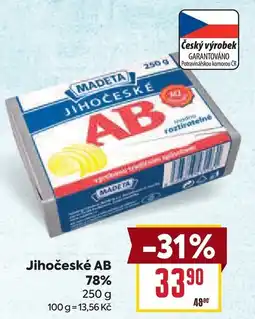 Billa Jihočeské AB 78% nabídka