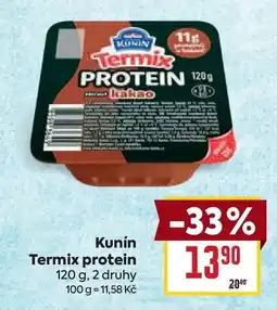 Billa Kunín Termix protein nabídka