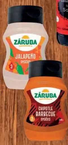 Billa Záruba Omáčka Chipotle Barbecue, Jalapeño nabídka