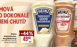 Billa Heinz Mayonnaise, Mayoketchup nabídka