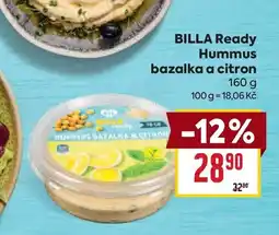 Billa BILLA Ready Hummus bazalka a citron nabídka