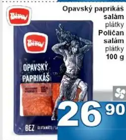 Jip Opavský paprikáš salám plátky nabídka