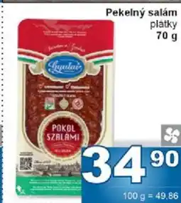 Jip Pekelný salám plátky 70 g nabídka