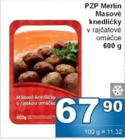 Jip PZP Merlin Masové knedlíčky v rajčatové omáčce nabídka