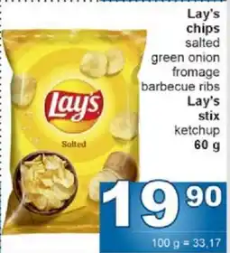 Jip Lay’s chips nabídka