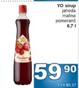 Jip Yo sirup nabídka
