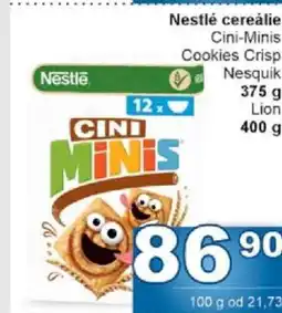 Jip Nestlé cereálie nabídka