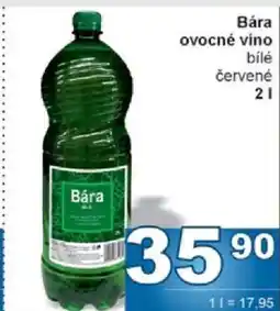 Jip Bára ovocné víno bílé červené nabídka