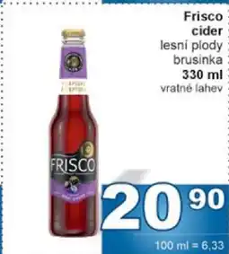 Jip Frisco Cider nabídka