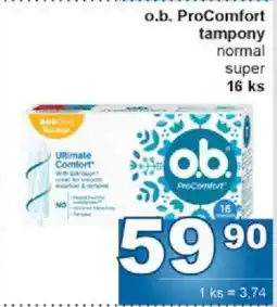 Jip o.b. ProComfort tampony nabídka
