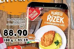 Jip Kvalitně Výhodně Kuřecí řízek s bramborovou kaší nabídka