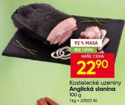 Hruška Kostelecké Uzeniny Anglická slanina nabídka