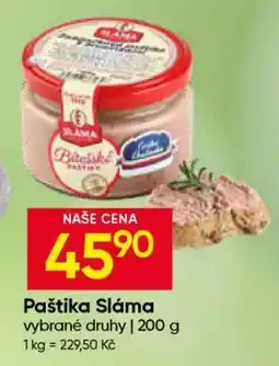 Hruška Paštika Sláma nabídka