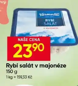 Hruška Rybí salát v majonéze nabídka