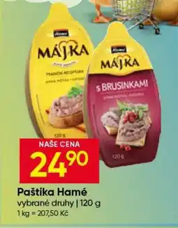 Hruška Paštika Hamé nabídka