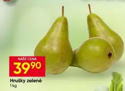 Hruška Hrušky zelené nabídka
