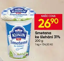 Hruška Smetana ke šlehání 31 % nabídka