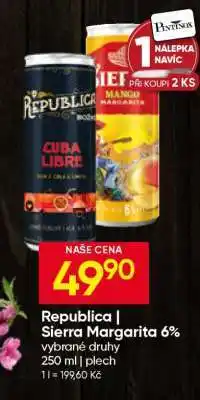 Hruška Republica Sierra Margarita 6% nabídka