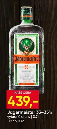 Hruška Jagermeister 33–35% nabídka