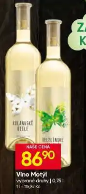 Hruška Víno Motýl nabídka