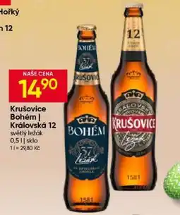 Hruška Krušovice Bohém Královská 12 nabídka