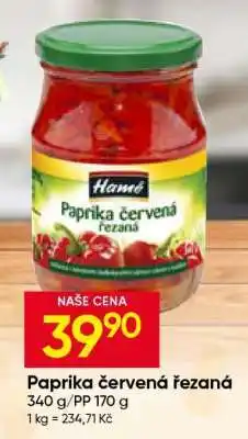 Hruška Paprika červená řezaná nabídka