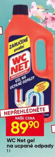 Hruška WC Net gel na ucpané odpady nabídka