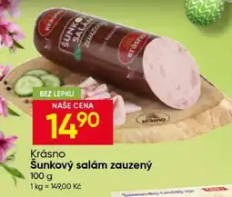 Hruška Krásno Šunkový salám zauzený nabídka