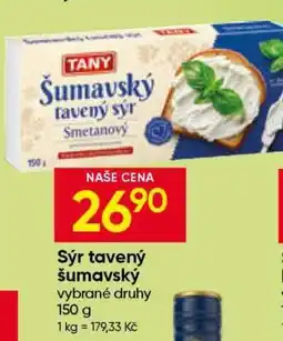Hruška Sýr tavený šumavský nabídka