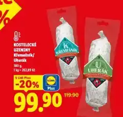 Lidl Kostelecké uzeniny uherák nabídka