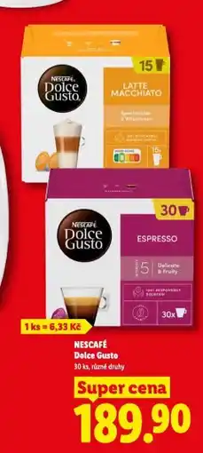 Lidl Kávové kapsle dolce gusto nabídka