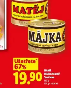 Lidl Hamé matěj nabídka