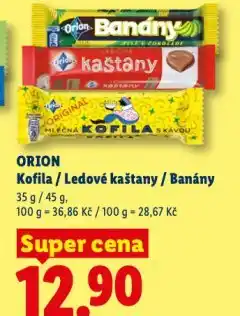 Lidl Orion ledové kaštany nabídka
