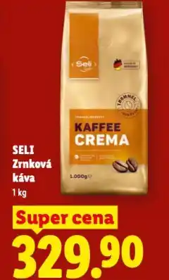 Lidl Seli káva nabídka