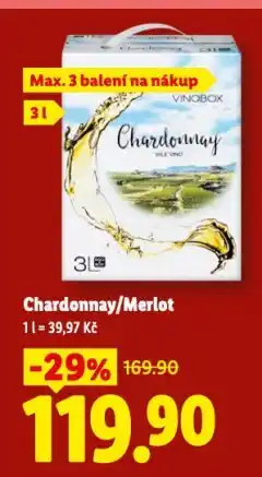 Lidl Merlot nabídka
