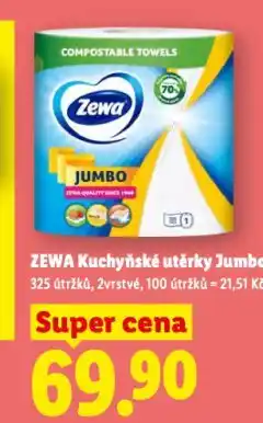 Lidl Zewa kuchyňské utěrky nabídka