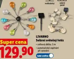Lidl Solární světelný řetěz nabídka