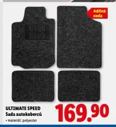 Lidl Sada autokoberců nabídka